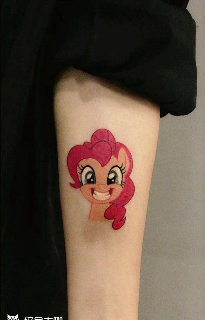 小马宝莉纹身图片_手臂图腾水彩纹身图案