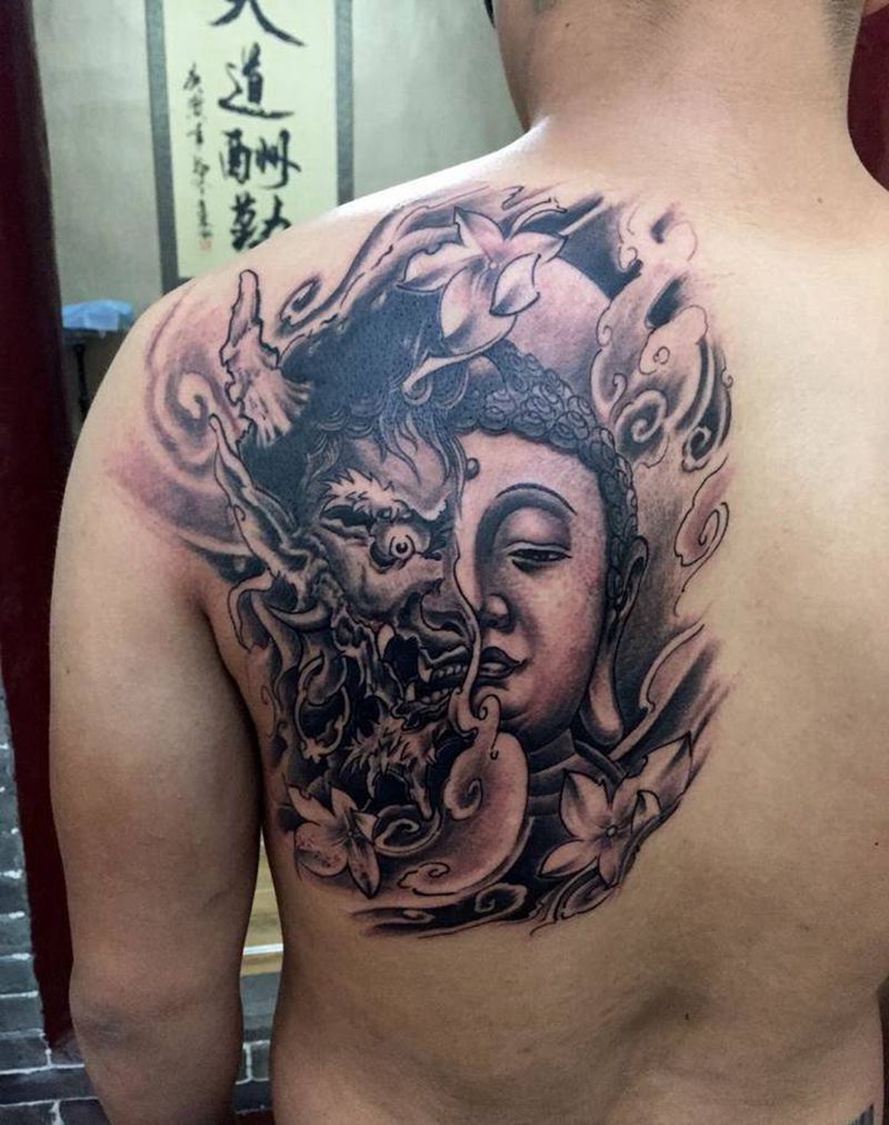 一念之间纹身图片