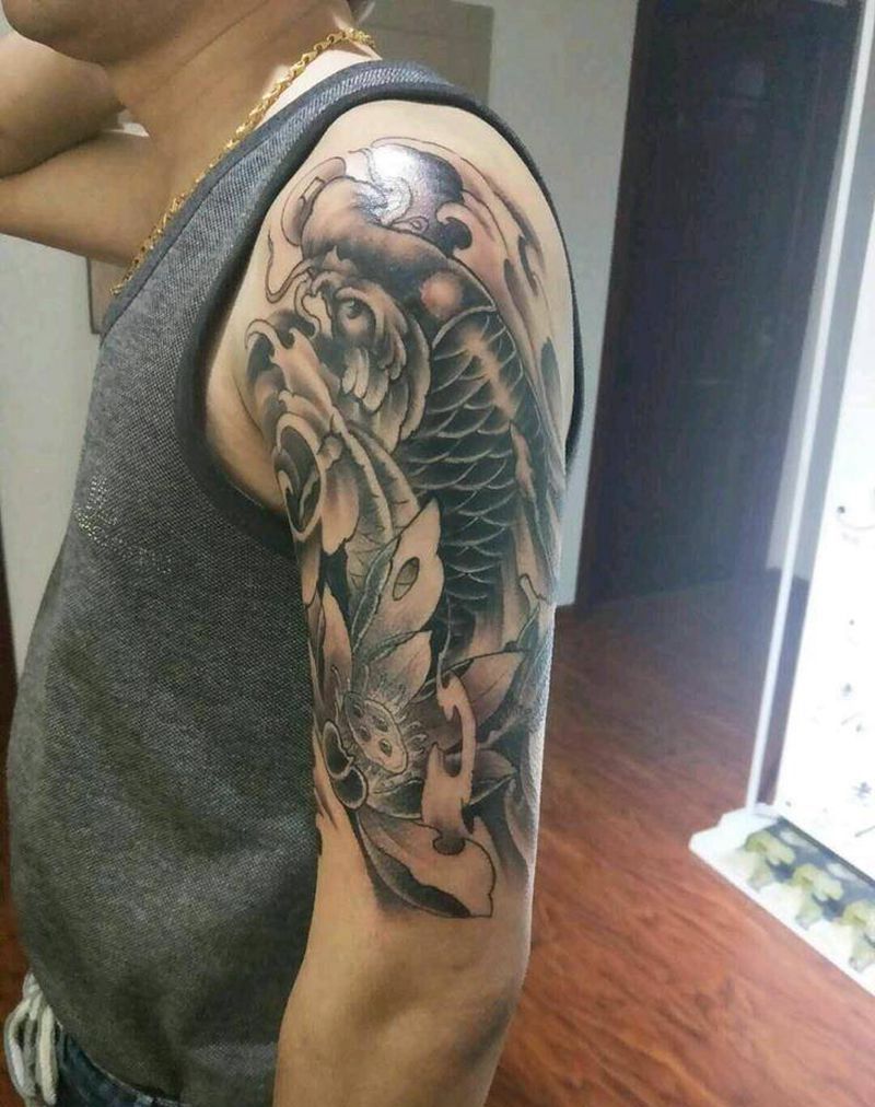 锦鲤纹身图片