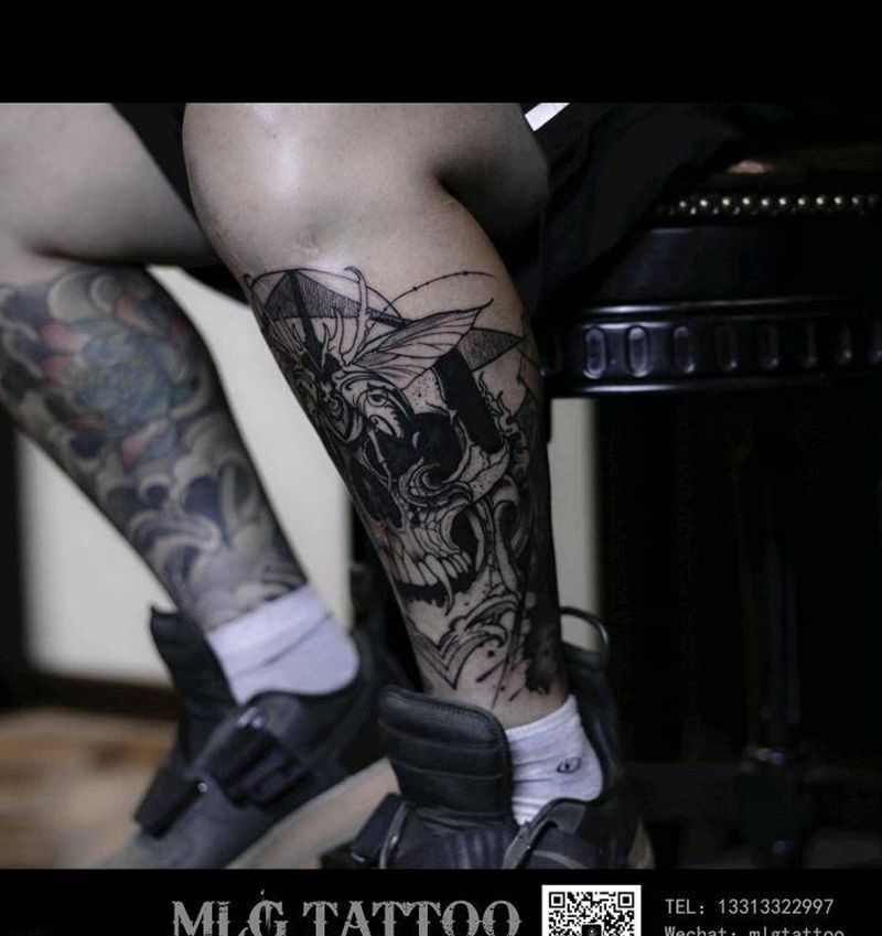 骷髅纹身图片
