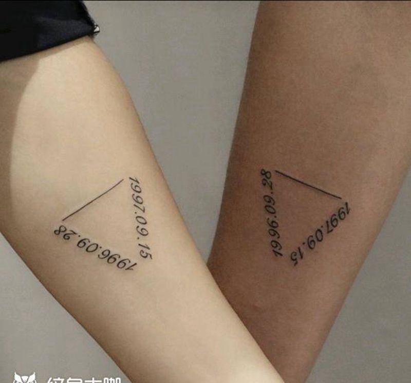 情侣纹身纹身图片_手臂图腾纹身图案