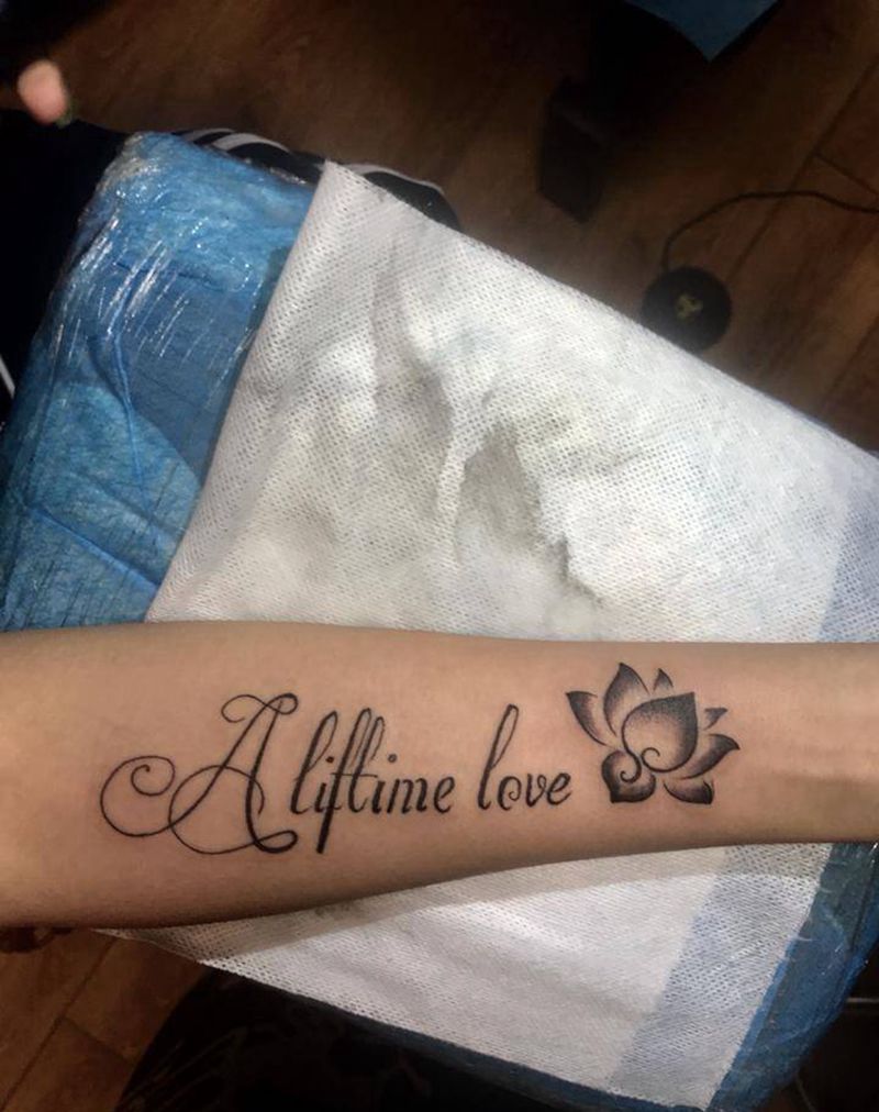 一生所爱纹身图片