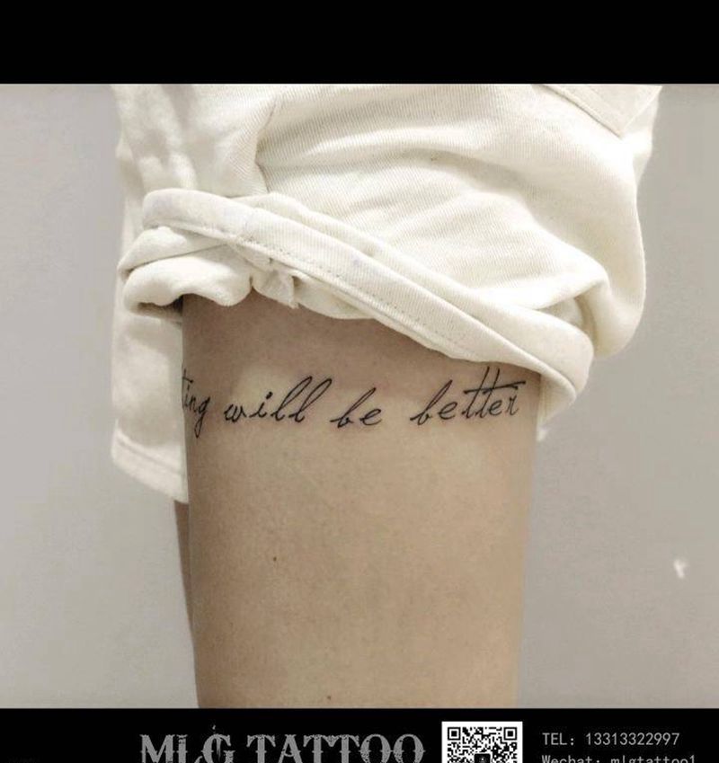 推荐位置字母纹身图片_腿部图腾几何纹身图案