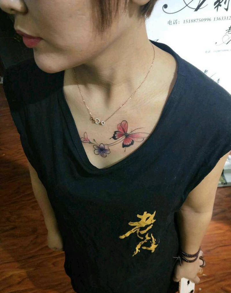 疤痕遮盖纹身图片