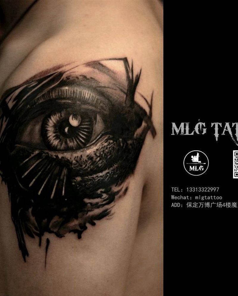 上帝之眼纹身图片