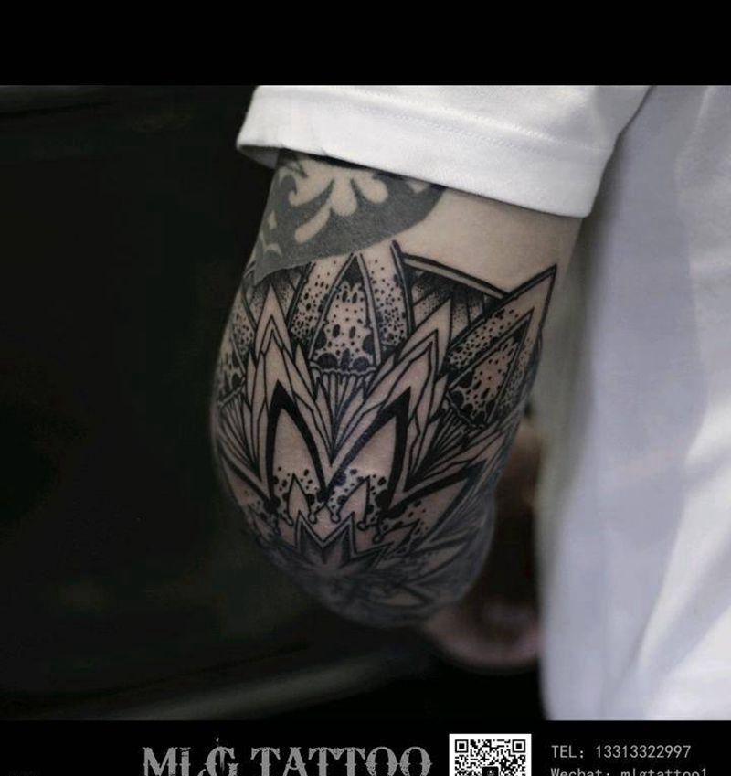 曼达拉纹身图片