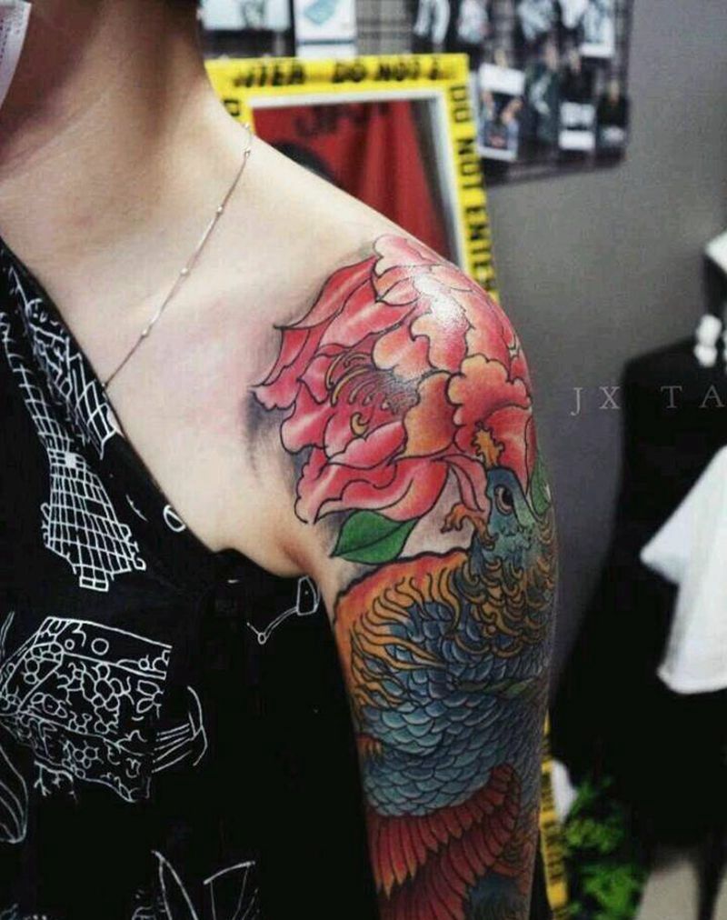 花臂完纹身图片