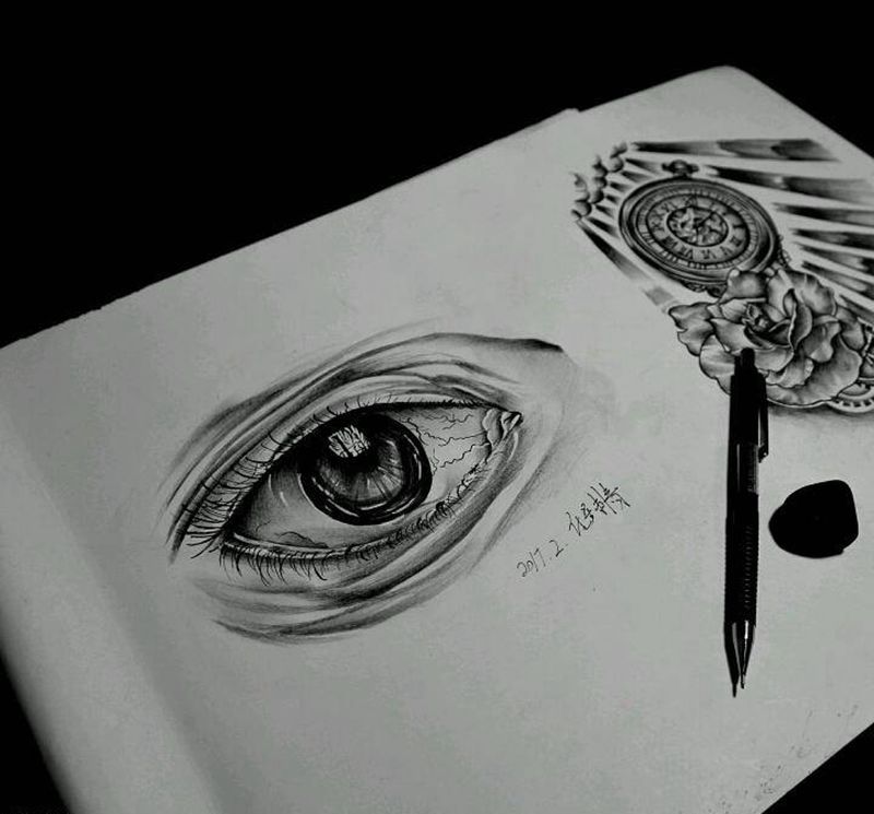 手稿，喜欢的约纹身图片