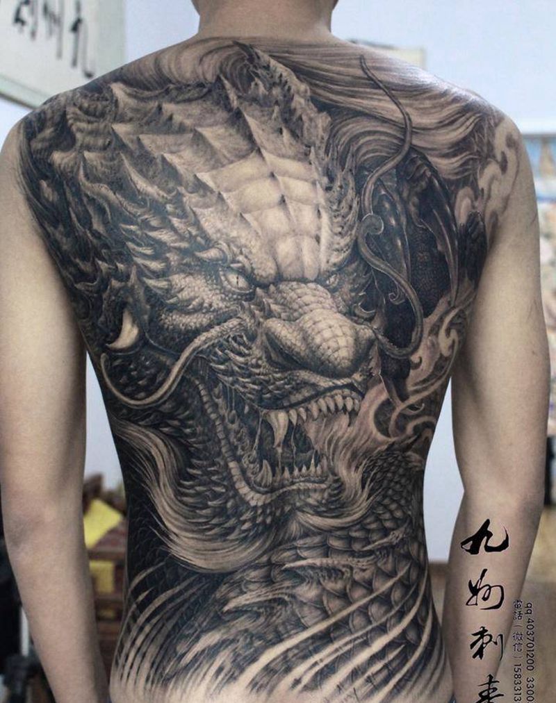 龙纹身图片