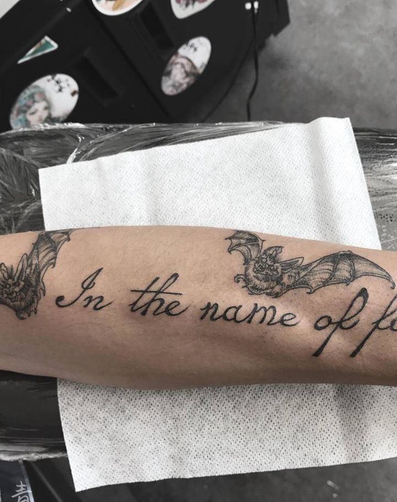 英文纹身图片_手臂纹身图案