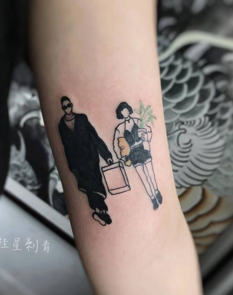 这个杀手不太冷纹身图片_手臂纹身图案