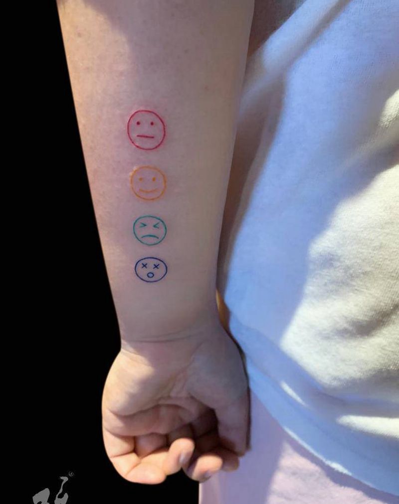 泫雅系纹身图片_手臂几何纹身图案