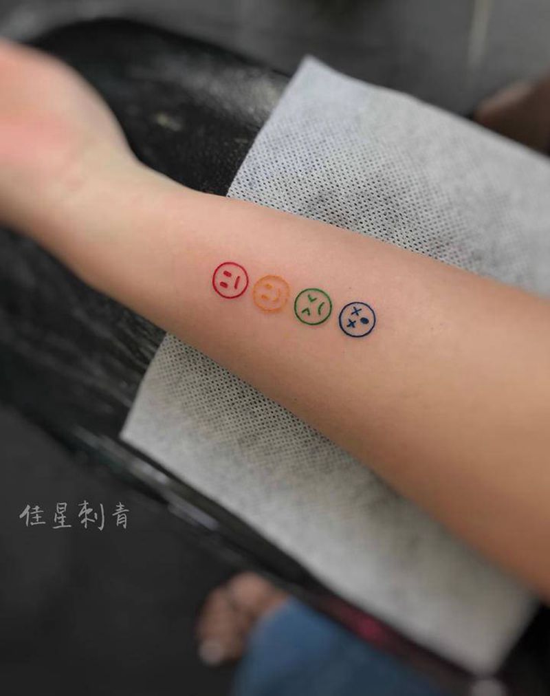 又一枚玄雅同款纹身图片_手臂纹身图案