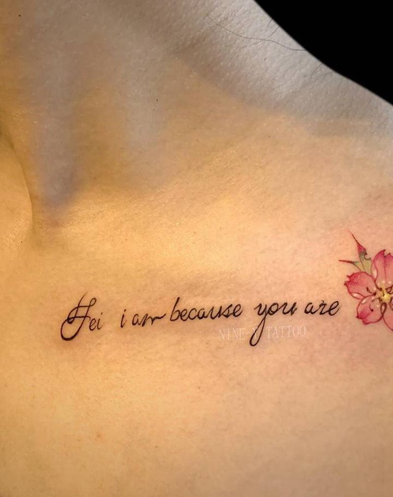 小图纹身图片_颈部水彩纹身图案