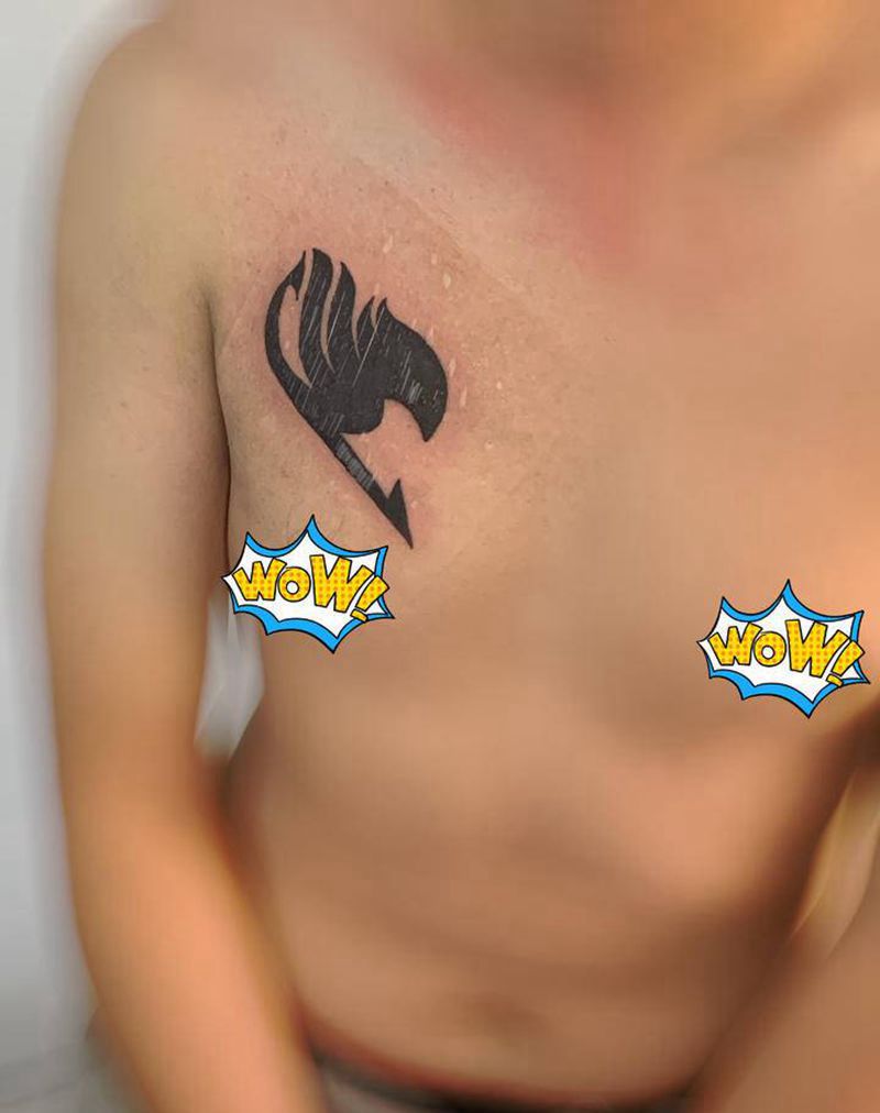 フェアリーテイル纹身图片_图腾纹身图案