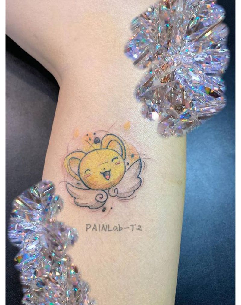 小可纹身图片_腿部纹身图案