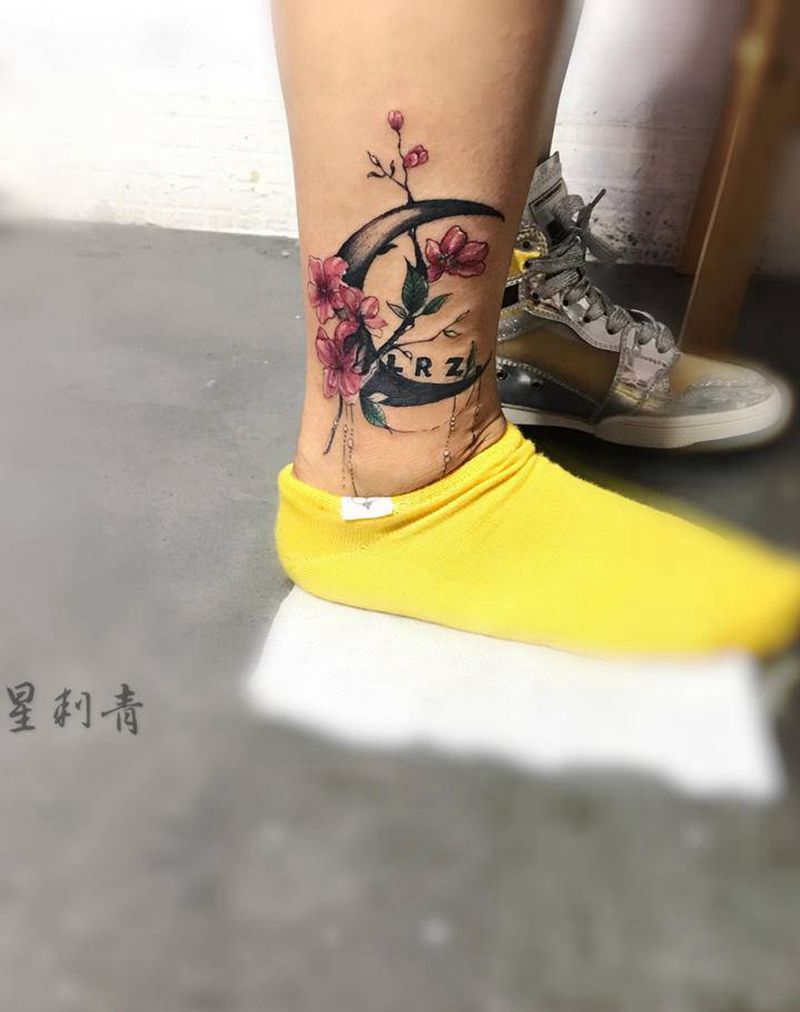 遮盖小钻石，修改字母纹身图片_腿部纹身图案