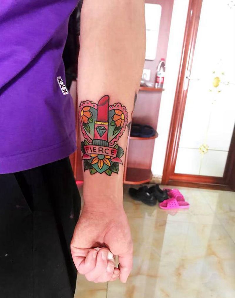 school纹身图片_手臂纹身图案