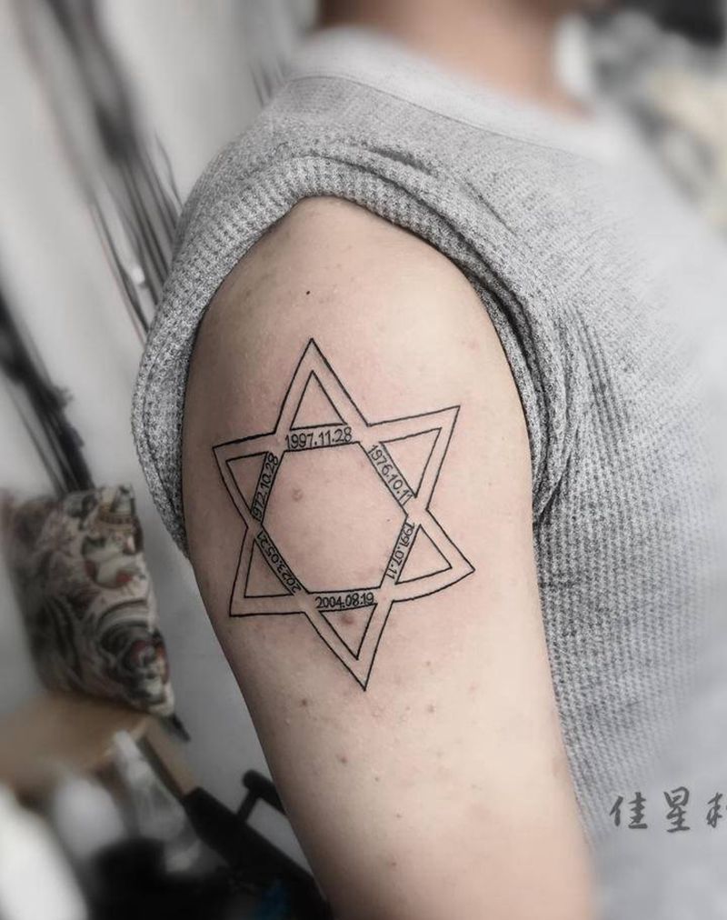 家人生日纹身图片_手臂纹身图案