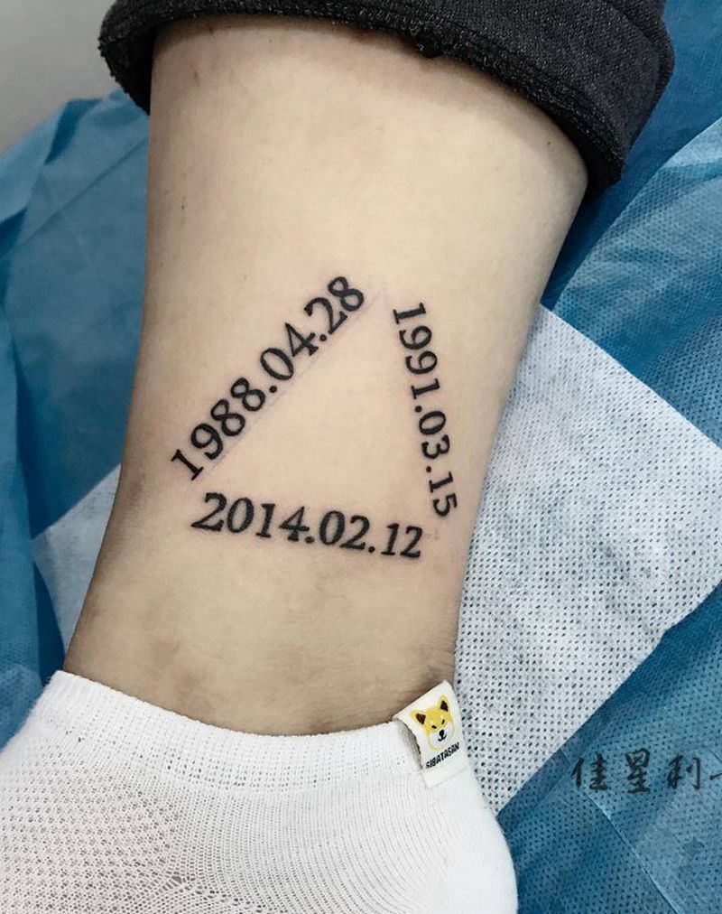 生日纹身图片_手臂纹身图案