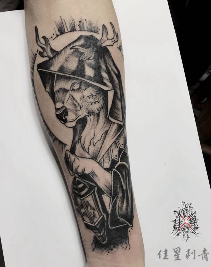 暗黑纹身图片_手臂纹身图案