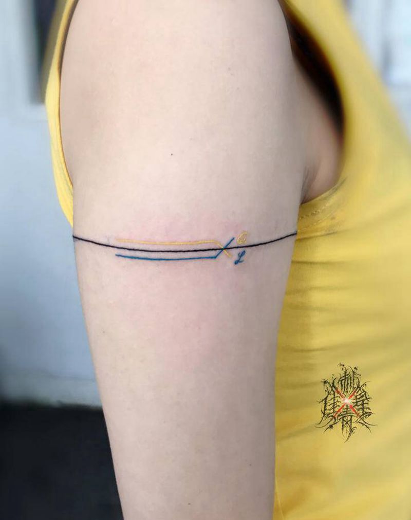 双胞胎儿子的名字纹身图片_手臂纹身图案