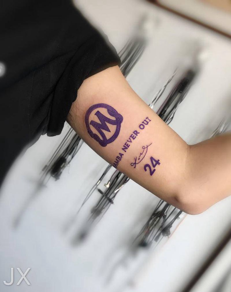 科比纹身图片_手臂纹身图案