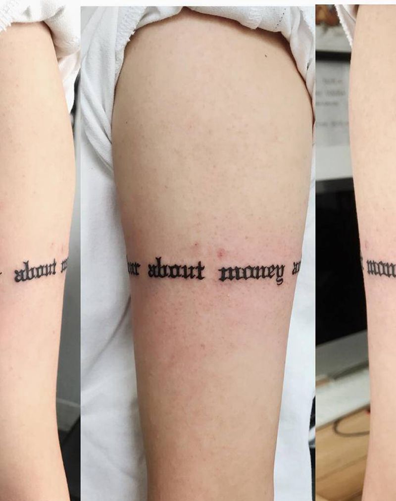 英文纹身图片_手臂纹身图案