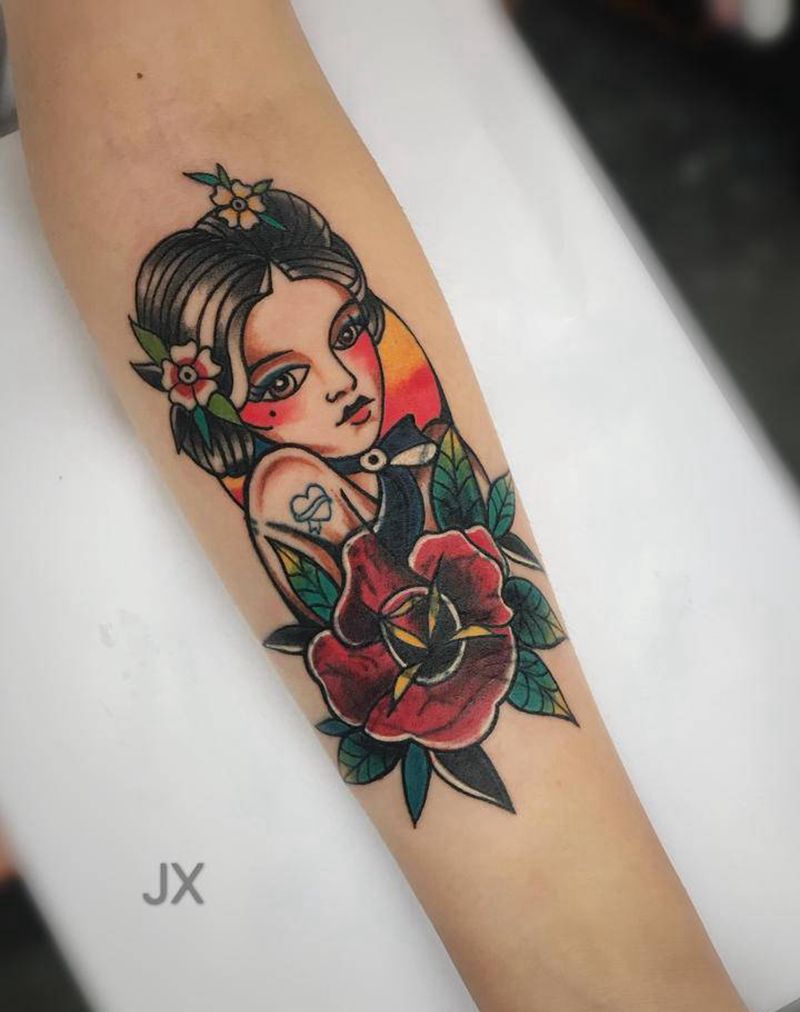 遮盖纹身图片_手臂纹身图案