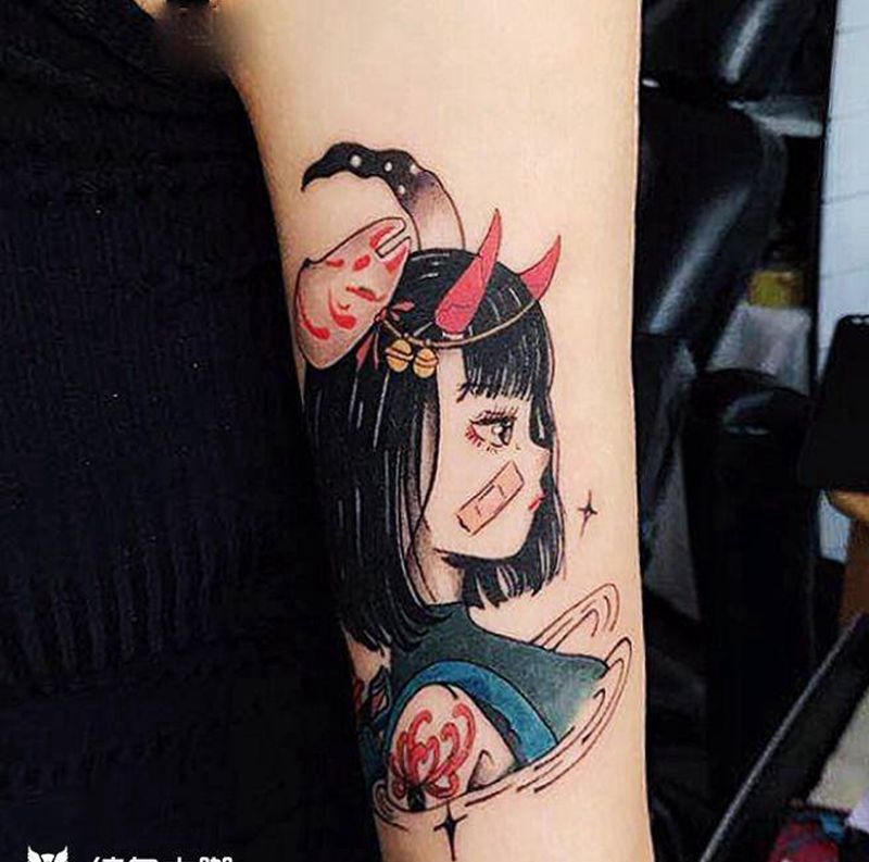 遮盖设计纹身图片_手臂纹身图案