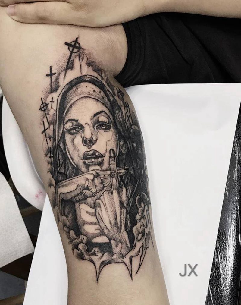 遮盖字母纹身图片_手臂纹身图案