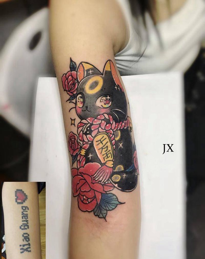 遮盖纹身图片_手臂纹身图案