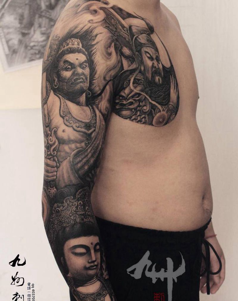 花臂纹身图片_手臂原创纹身图案