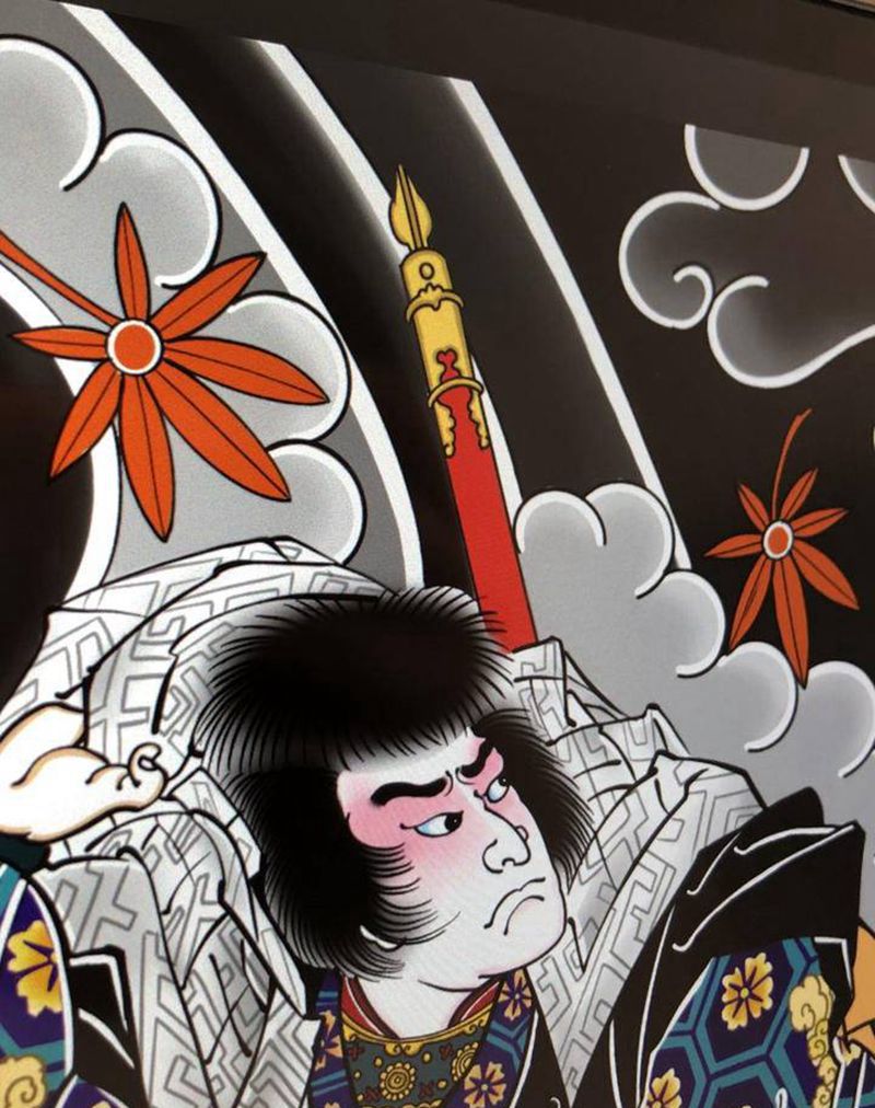 传统人物稿纹身图片_老传统纹身图案