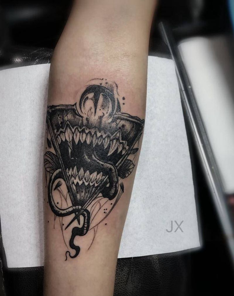 暗黑纹身图片_手臂纹身图案