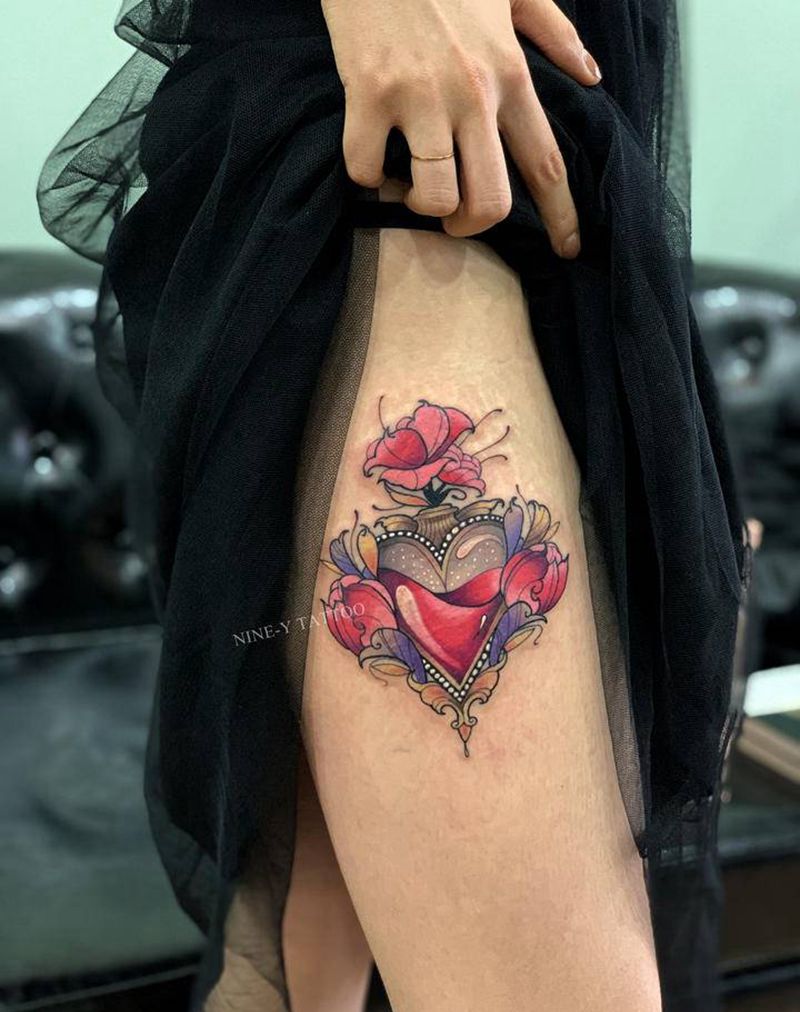 ❤纹身图片_New School纹身图案