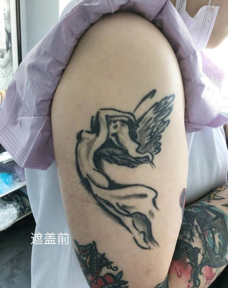 遮盖 慢慢拼成花臂纹身图片_手臂纹身图案