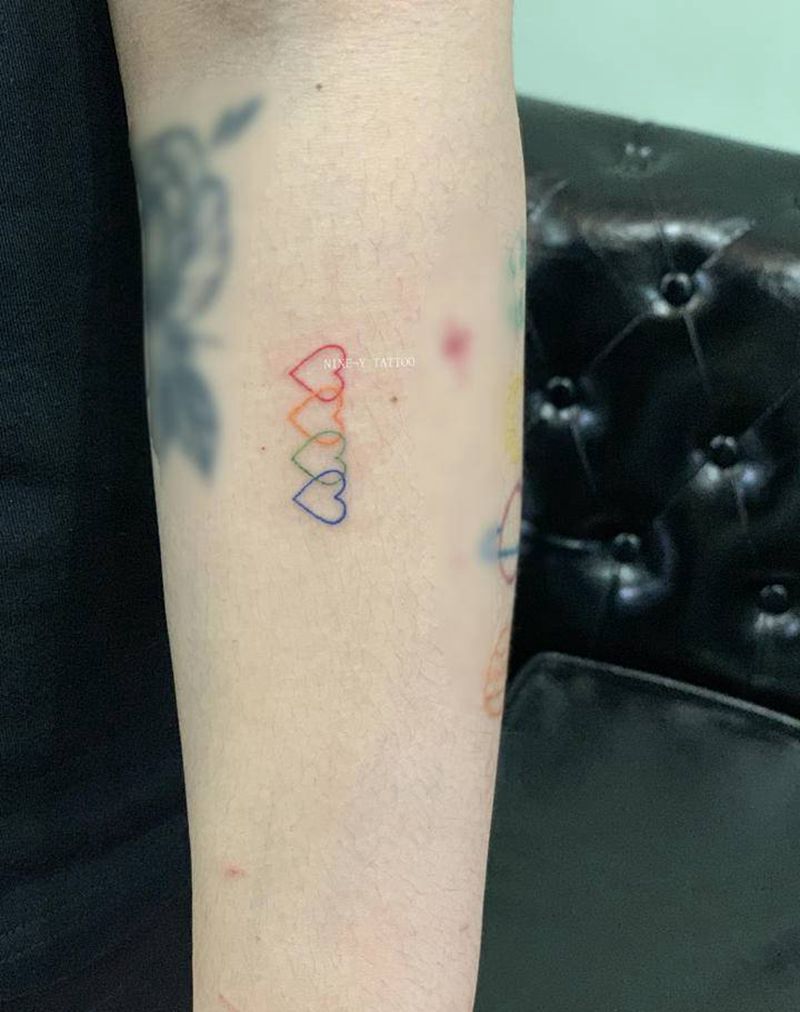 小清新纹身图片_手臂纹身图案