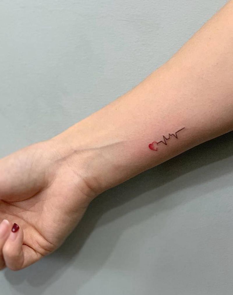 小清新纹身图片_手臂纹身图案