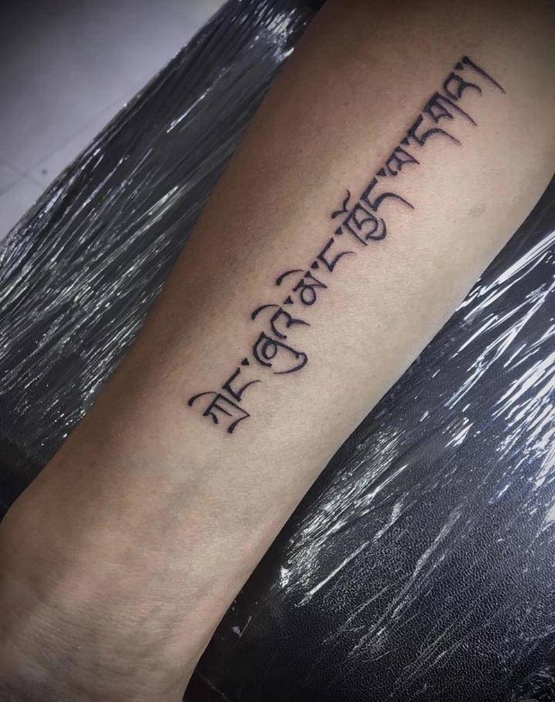 文字纹身图片_手臂纹身图案