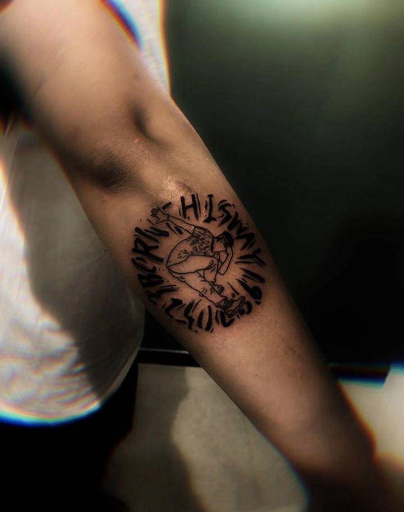 客带纹身图片_几何图腾纹身图案