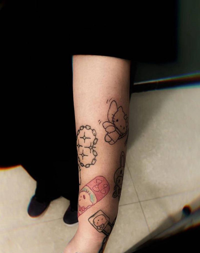 .纹身图片_几何纹身图案