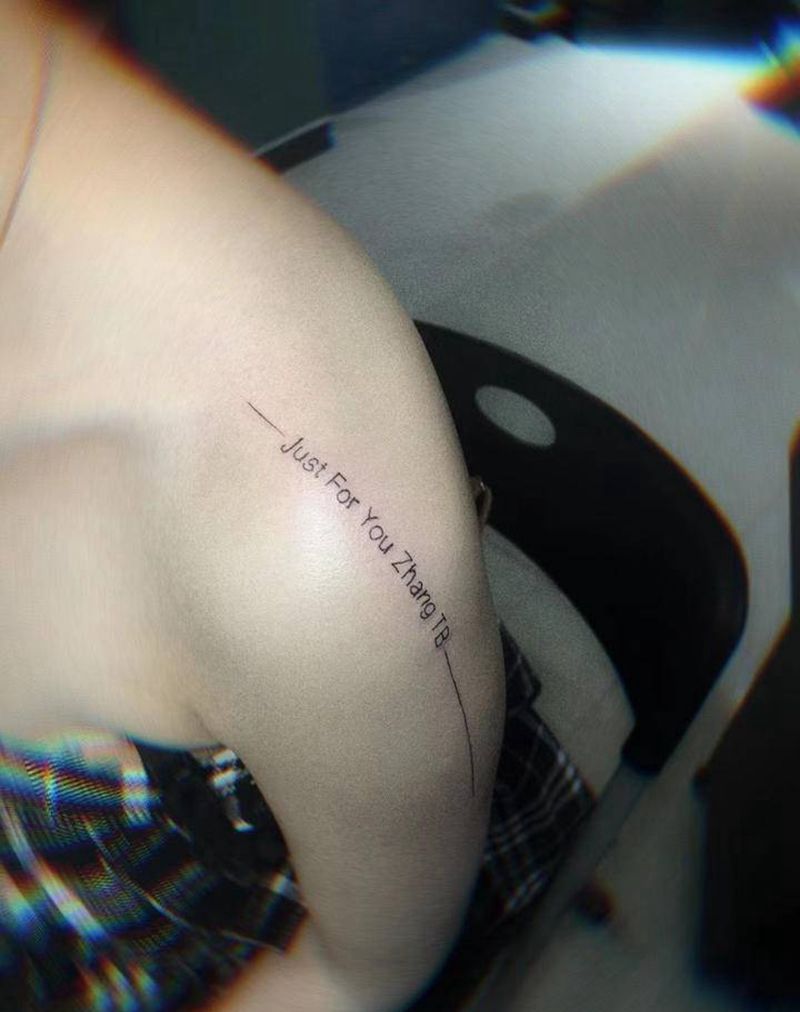 .纹身图片_肩部纹身图案