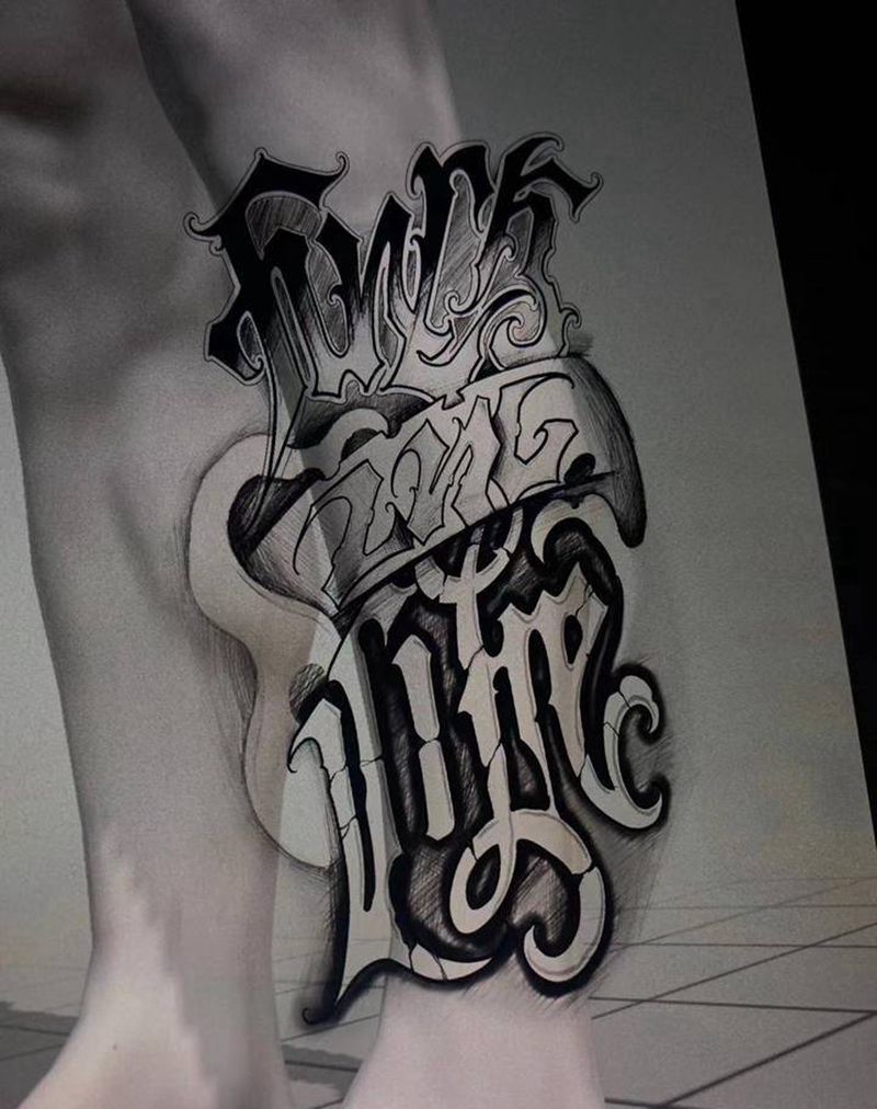 .纹身图片_脚部纹身图案