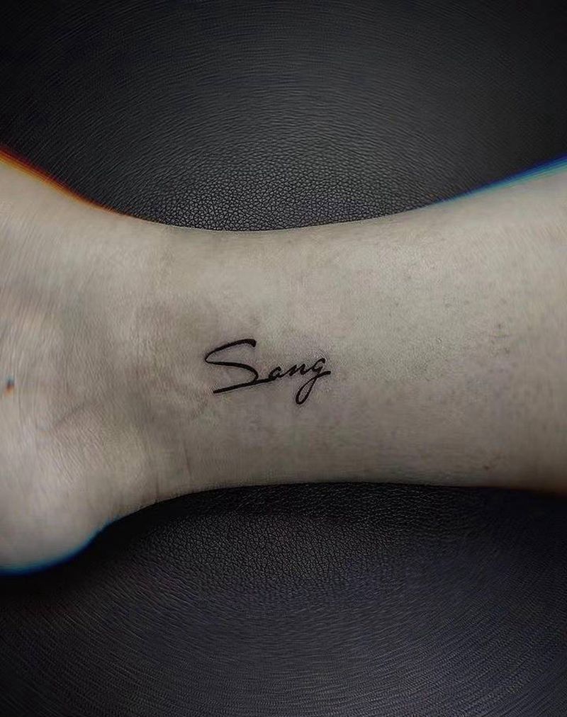 .纹身图片_花体字纹身图案