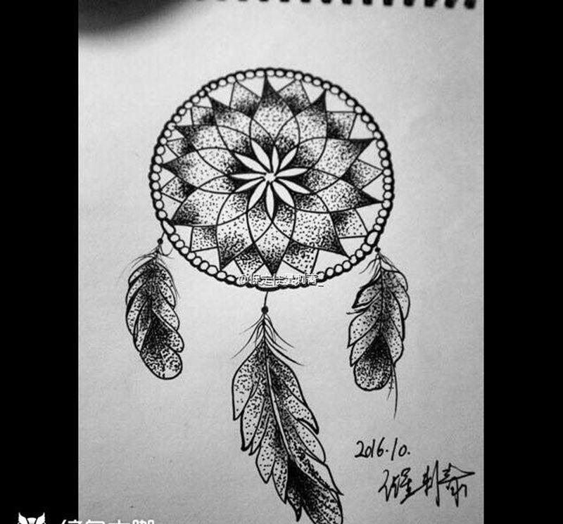 手稿纹身图片
