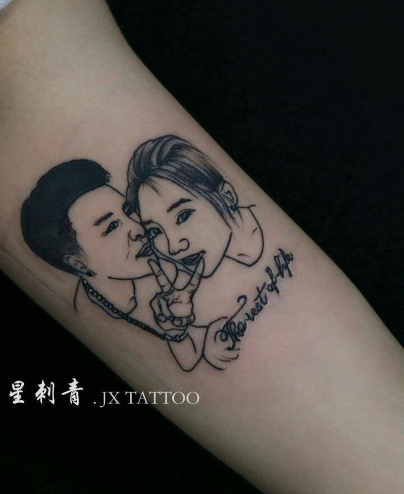 情侣纹身图片
