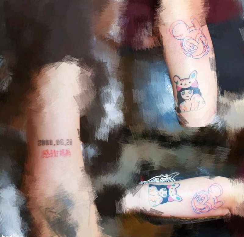 近期作品纹身图片