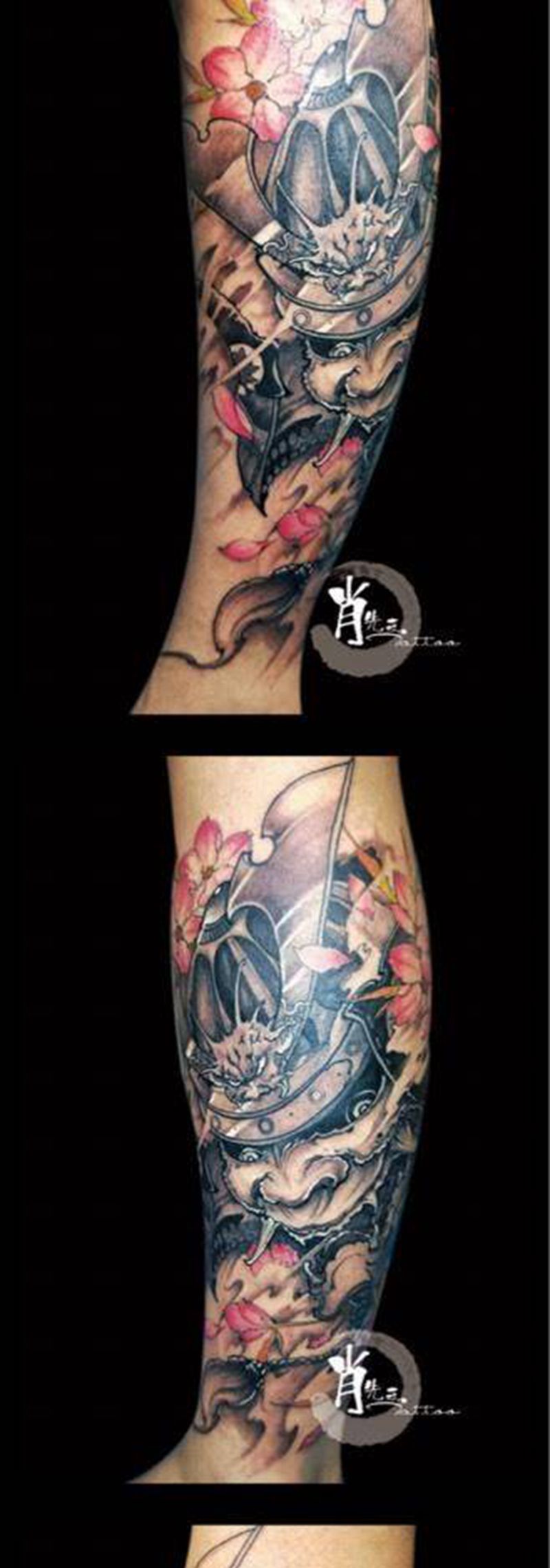 武士纹身图片