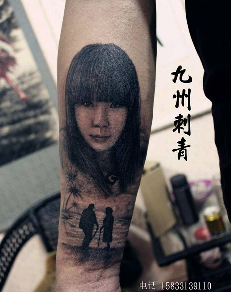 肖像纹身图片
